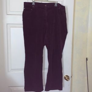 Fashion bug stretch corduroy jeans 24 plus